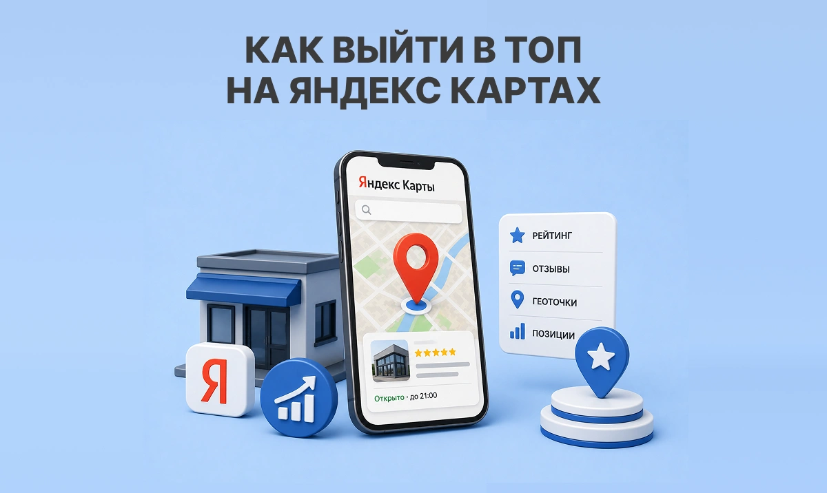 Как выйти в ТОП на Яндекс Картах: 9 стратегий, нюансы и ошибки продвижения