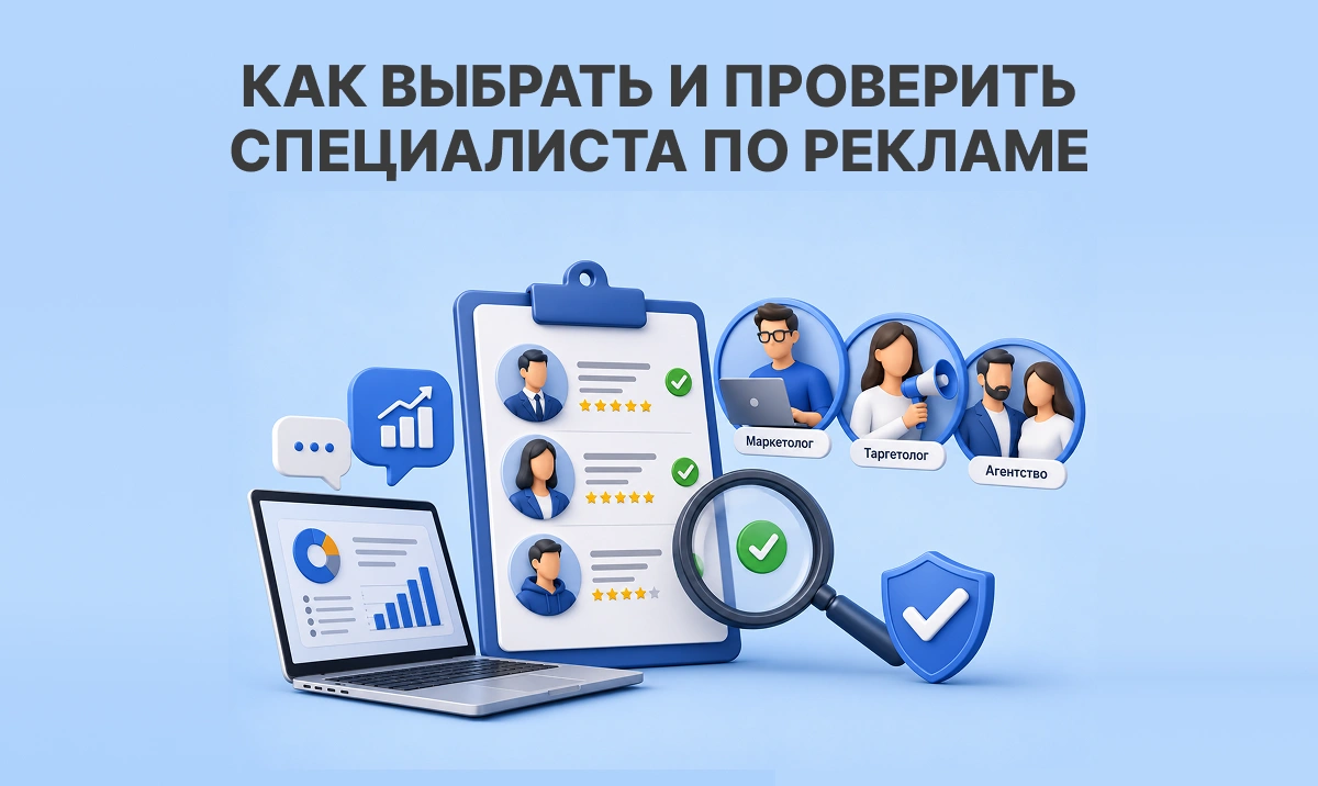 Как выбрать и проверить специалиста по рекламе: маркетолога, таргетолога или агентство
