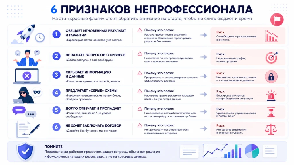 6 признаков непрофессионала в рекламе