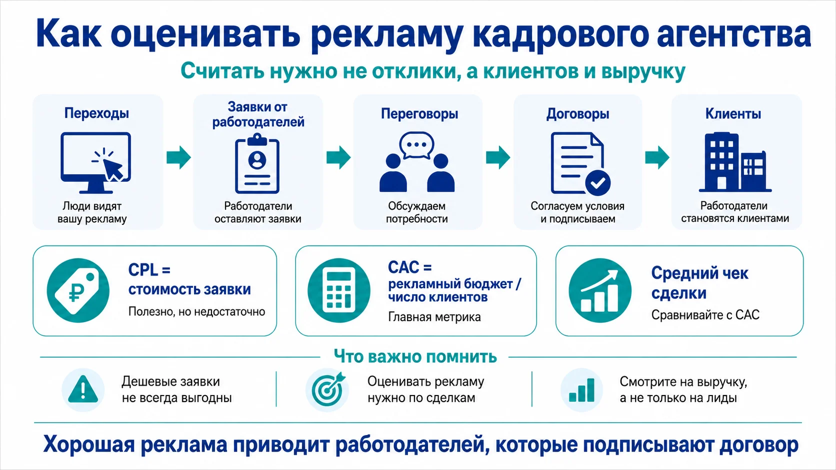 Оценка эффективности рекламы кадрового резерва