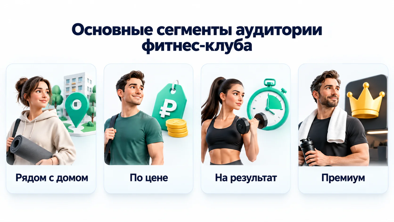 целевая аудтитория фитнес клубов
