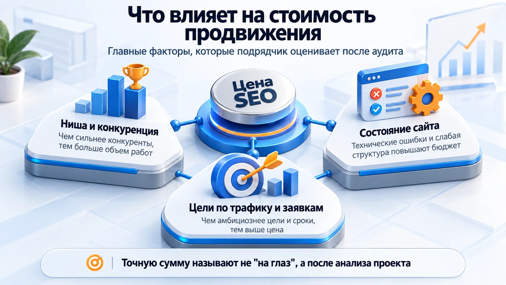 Что влияет на стоимость продвижения сайта