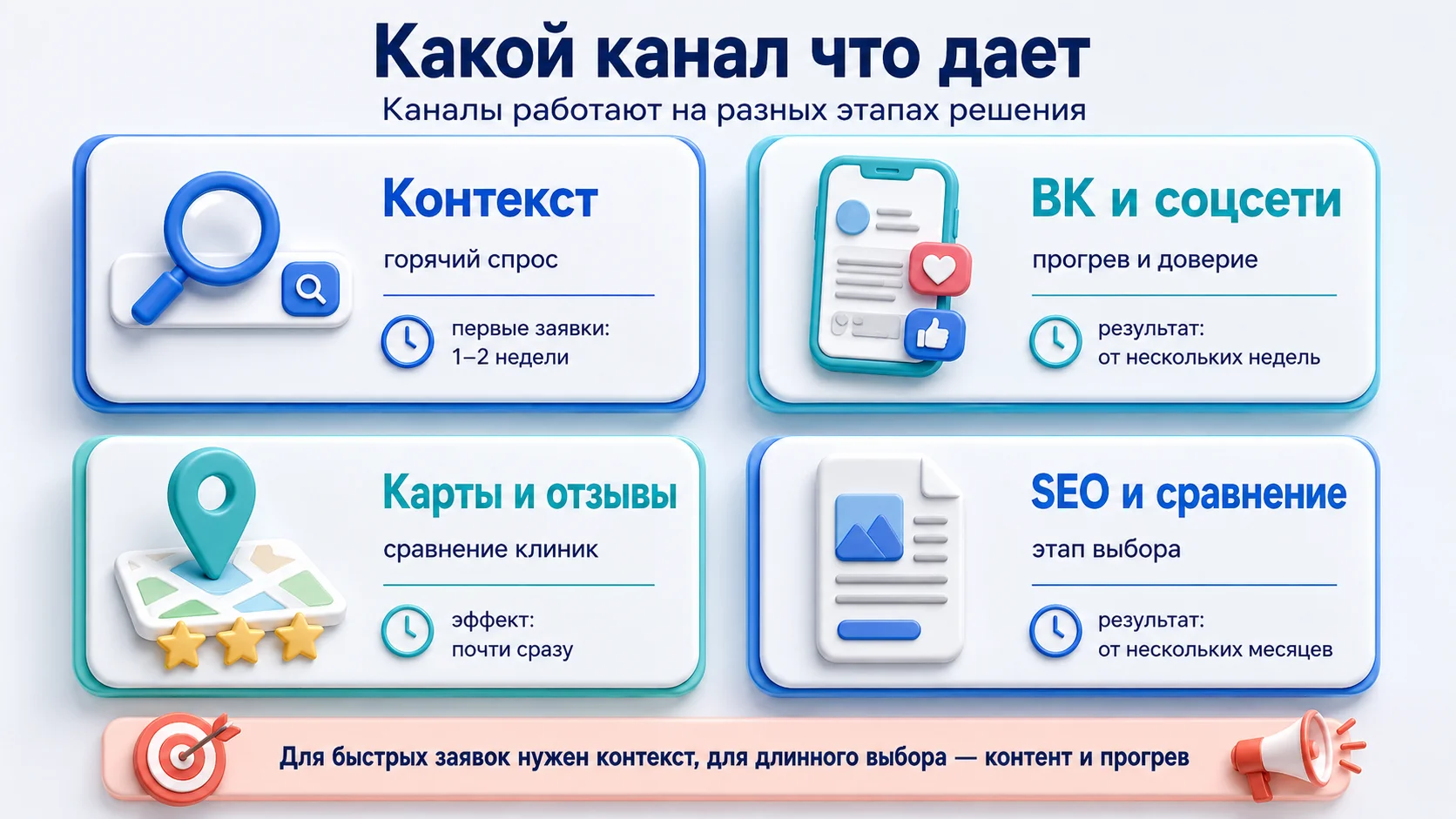 какой канал продвижения выбрать для рекламы стоматологических услуг