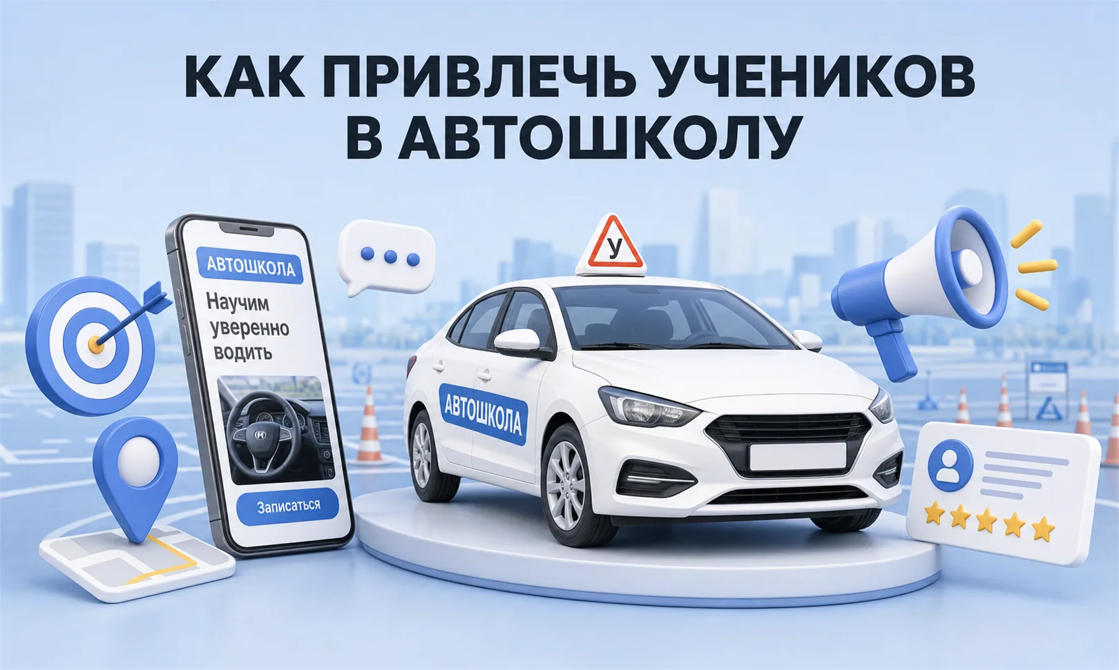 Реклама автошколы в 2026 году: как привлечь учеников и увеличить набор