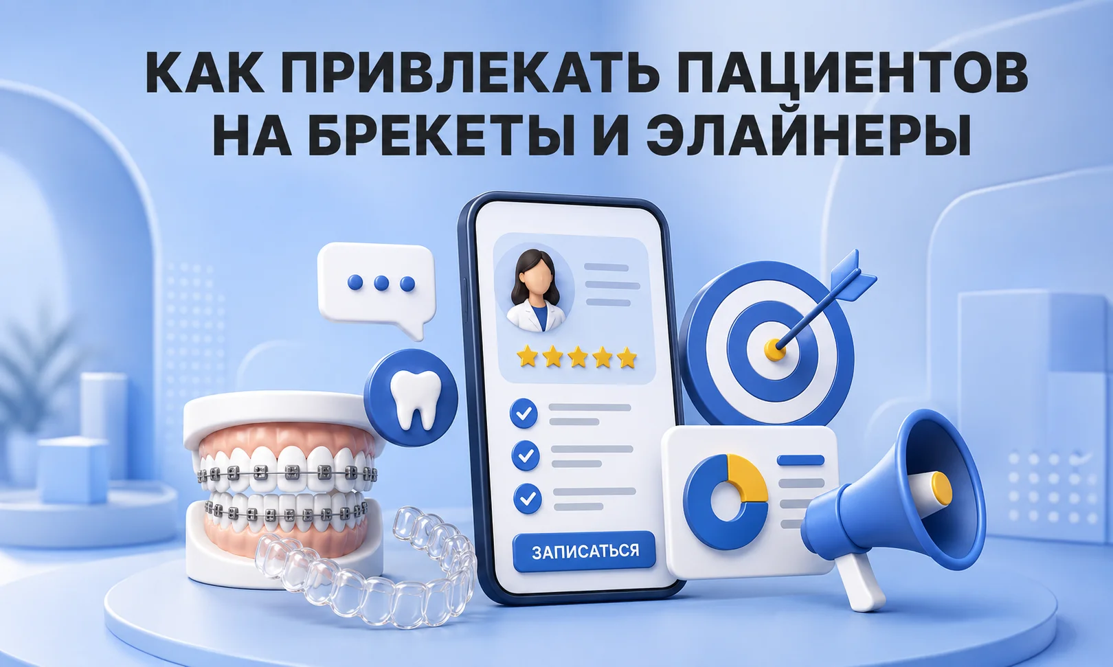 Реклама брекет-систем: как привлекать пациентов на ортодонтию