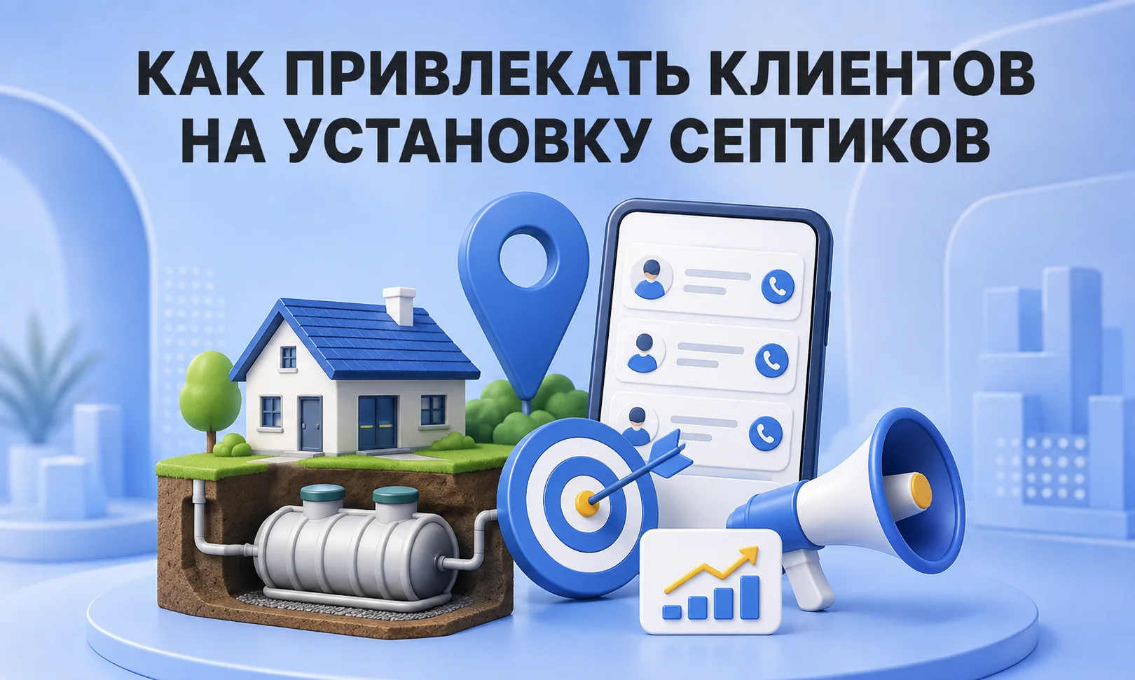 Реклама септиков: как привлекать клиентов на установку в загородном сегменте