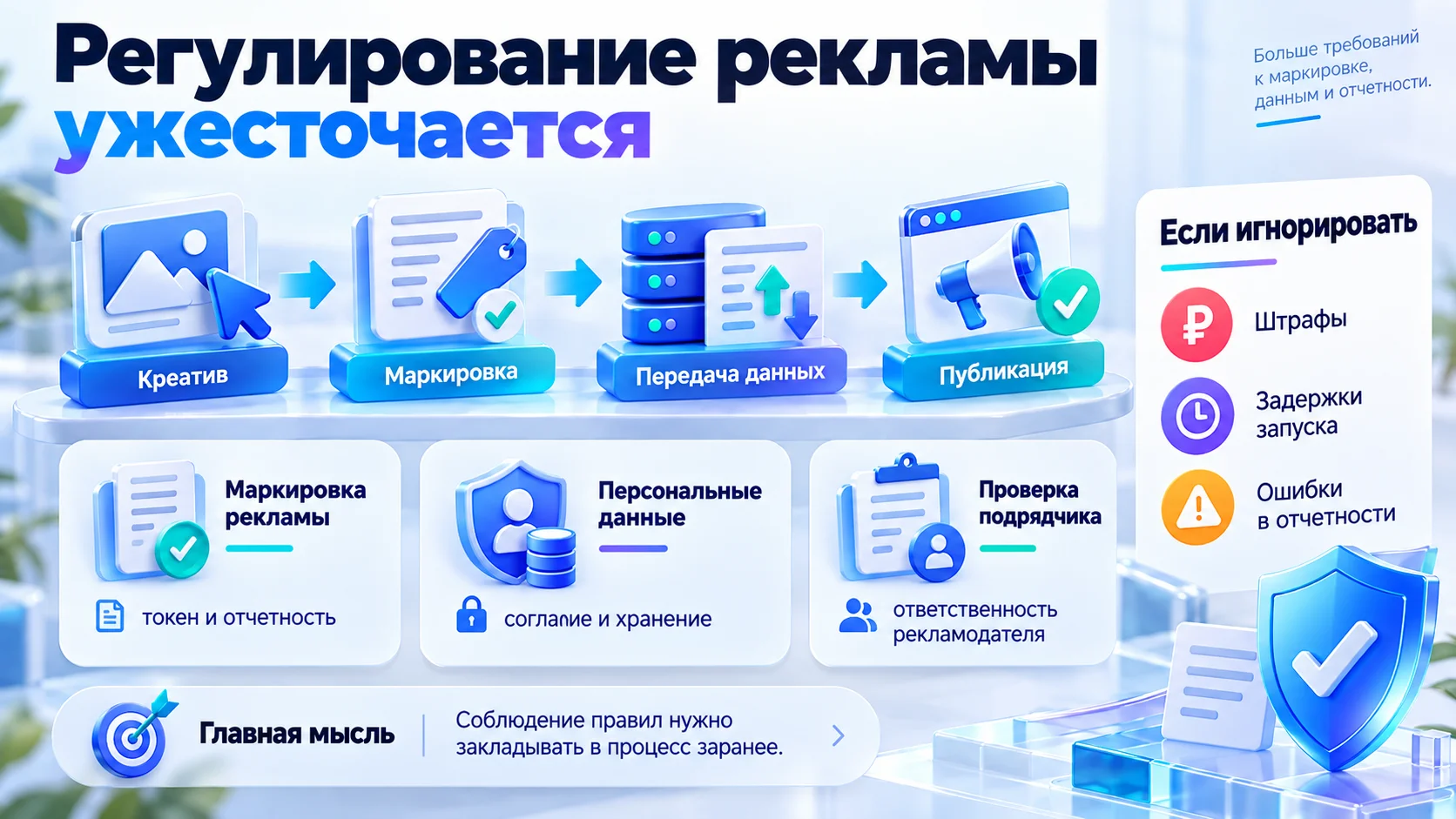 Регулирование рекламы ужесточается